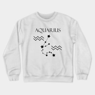 Aquarius Zodiac Horoscope Constellation Sign Crewneck Sweatshirt